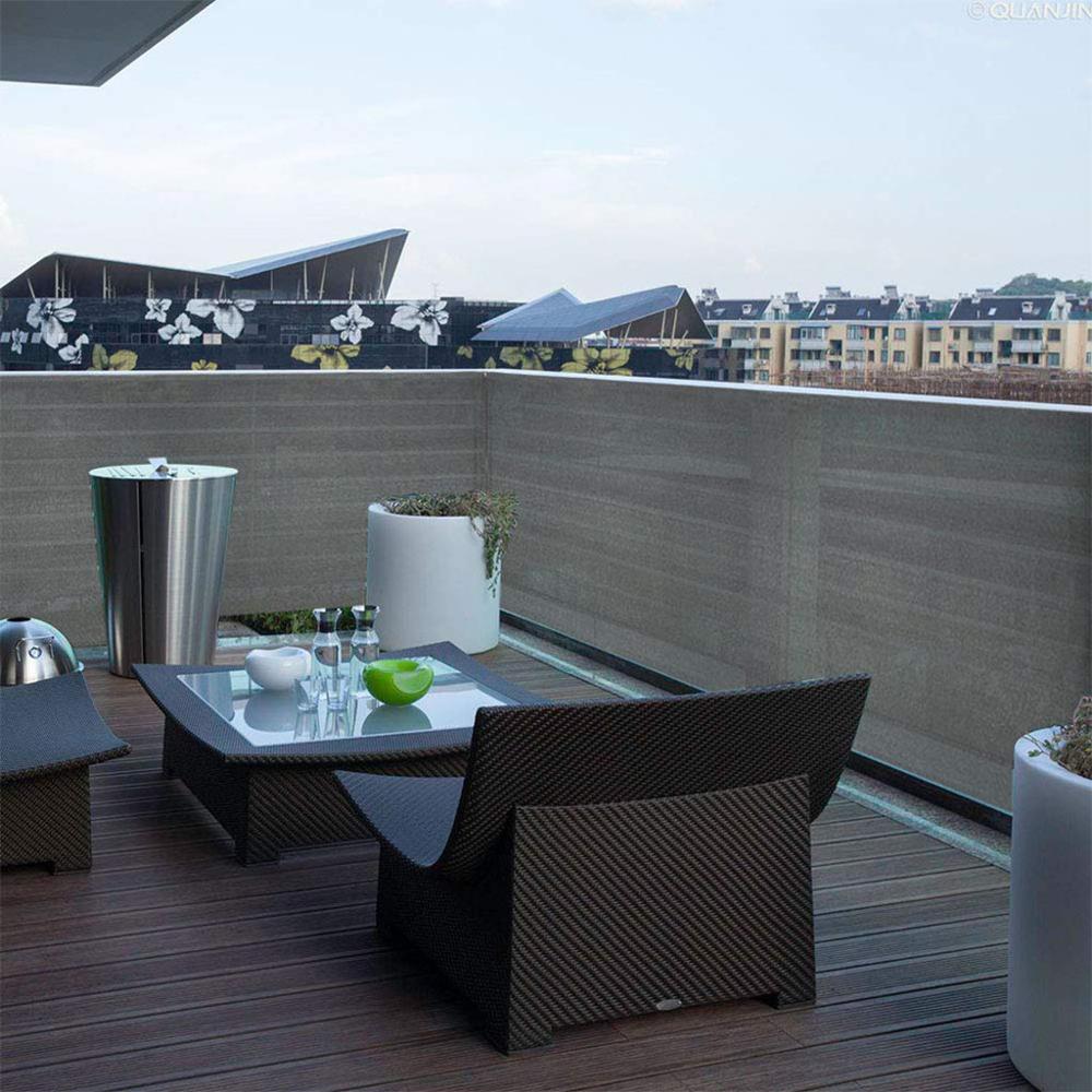 90x800cm Schwarz Sonnenschirm Wind Zaun Schutz Netz Heimat Balkon Privatsphäre Bildschirm Zaun Deck Schatten Segel Garten Startseite Schutz CD