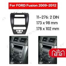 Radio facia Für Ford Verschmelzung (Schwarz) 2Lärm Halterung dvd Spieler Faszie Auto Stereo Radio Installieren Bindestrich