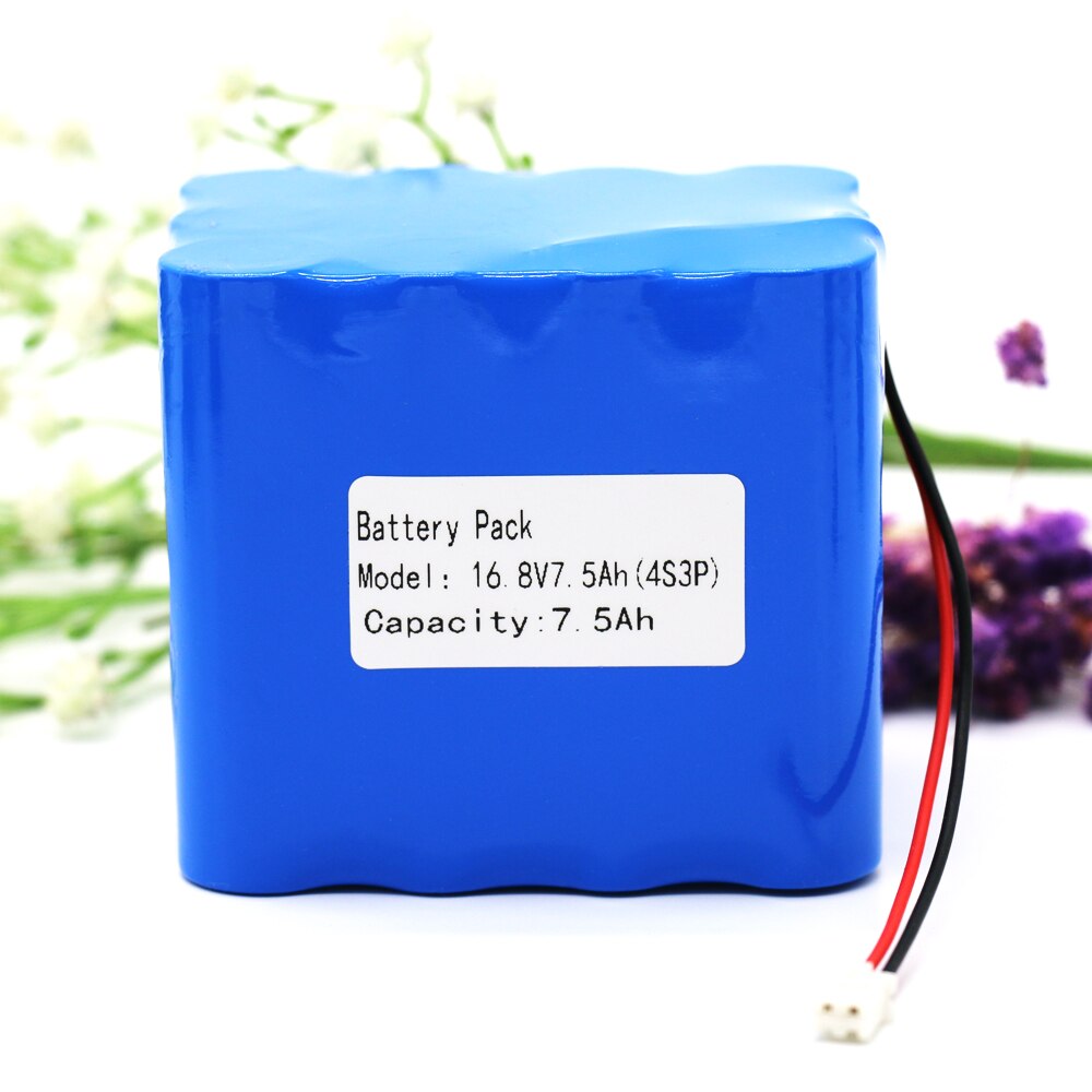 KLUOSI 4S3P 14,8 V/16,8 V 7500 mAh 18650 Li-iom Batterie Pack mit 5A BMS für Nacht angeln Lampe Heizung Grubenlampe Verstärker Etc