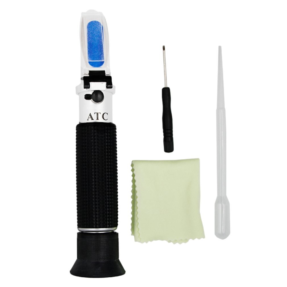 Handheld Refraktometer Für Schnaps Alkohol Inhalt Meter 0-80% V/V ATC dauerhaft Alkohol Konzentration Plus-refraktometer