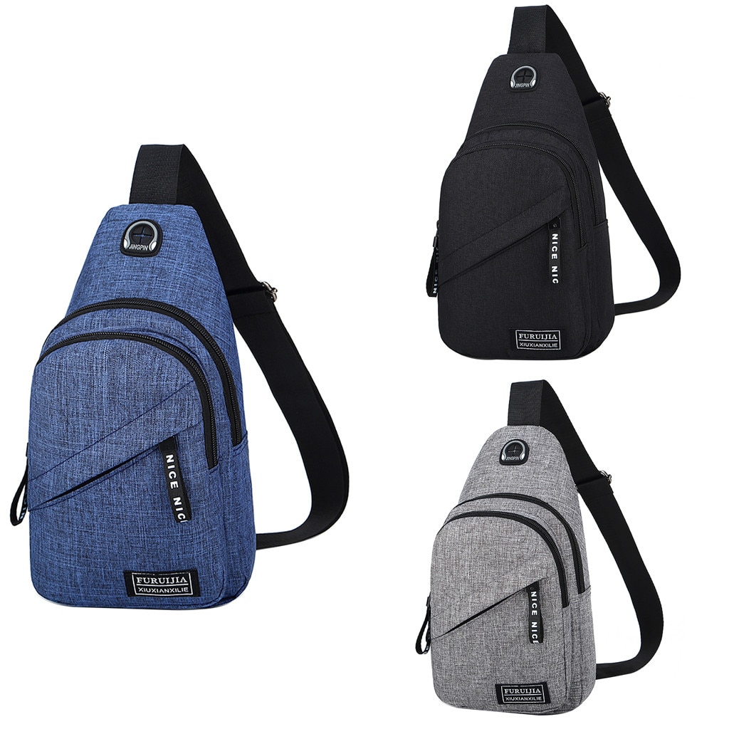 Taille Tasche Männer Oxford Tuch Abzeichen Brust Tasche Wilde Kleine Tasche Taschen reise Tragbare taschen Chestbags