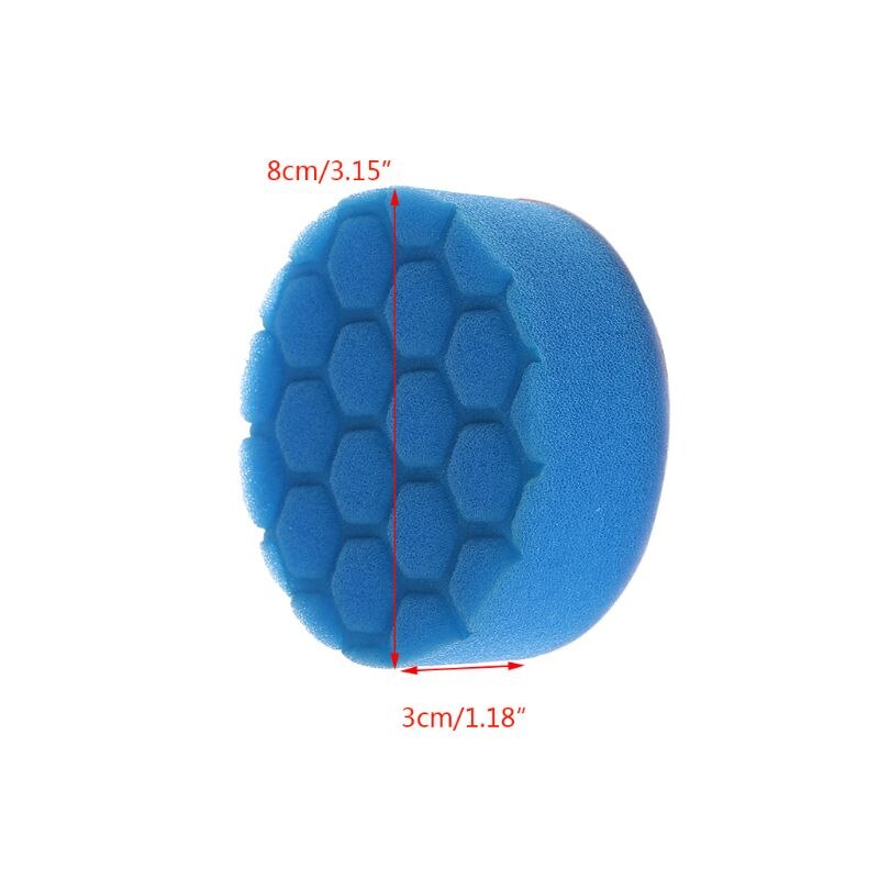 3 zoll (80mm) polieren Pad Polieren Pad Bausatz Für Auto Polierer Pack von 5Stck Pack Von 5Stck