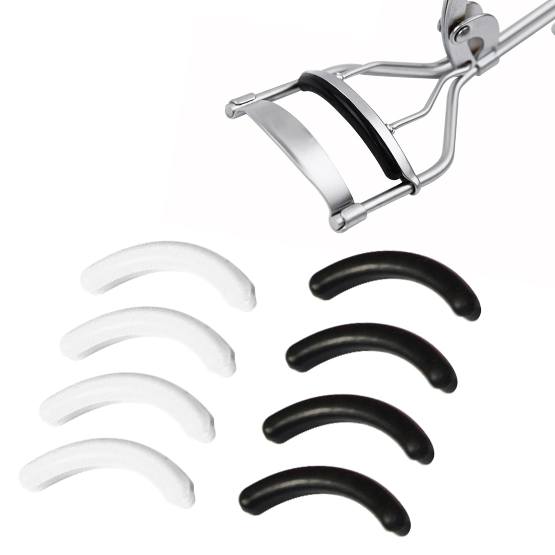 12 stücke hohe elastizität streifen groß wimpern curler ergänzung streifen Ersatz Pad lange-dauerhafte wimpern Eisstockschießen Ersatz Pad