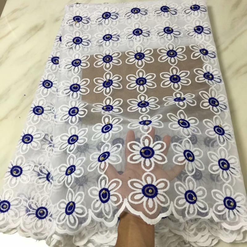 Neueste Französisch Tüll Gittergewebe Spitze Stoff Königsblau Afrikanischen Nigerian Hochzeit Spitze Stoff Mit Steinen Für NäHenne kleid