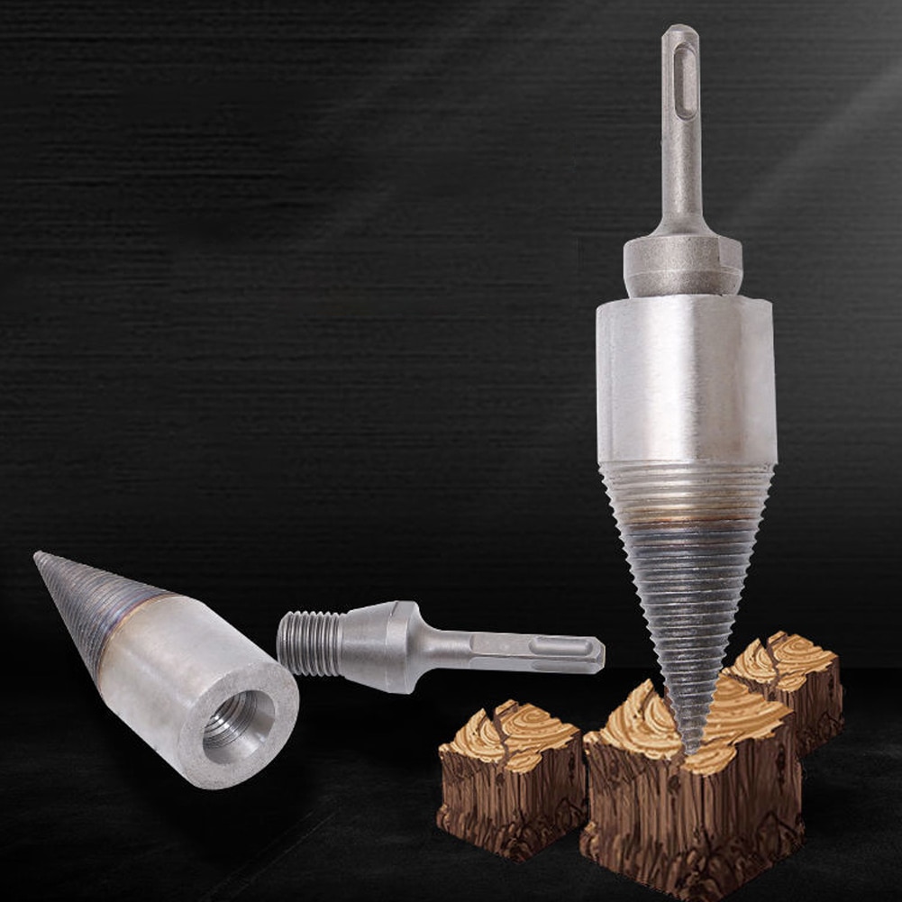 32mm-50mm Brennholz Splitter Maschine Bohrer Holz Kegel Reibahle Punsch Bohrer Teilt Bohren Werkzeuge Holz Unterbrecher Werkzeug