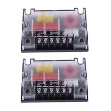 2 Stck Auto 2 Weg Audio- Frequenz Teiler Audio- Lautsprecher Tieftöner Welle Filter