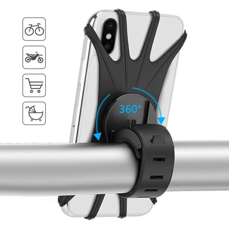 Handy, Mobiltelefon PhoneClip Schnell MountSilicone Fahrrad Telefon Halfter Motorrad für iPhone 8 Samsung S8 iPhone 7 P iPhone SE GPS