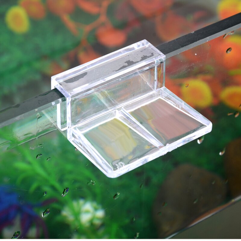 4 teile/los Aquarium Aquarium Acryl Clips Multifunktionale Glas Abdeckung Unterstützung Halfter