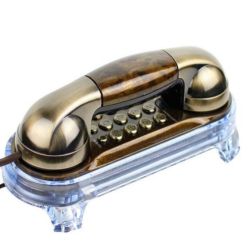 Neue retro Festnetz 2 in 1 verdrahtet Schreibtisch Telefon und Zauberstab Montieren Telefon für Clever Heimat Hotel Ergonomisches
