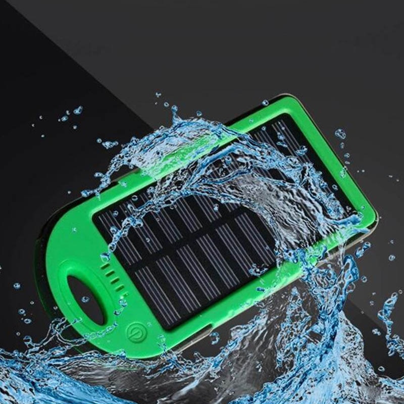 Solar- Handy, Mobiltelefon Energie Bank Verschachtelung Tragbare Handy, Mobiltelefon Energie Kasten mit 2 USB Hafen AC889