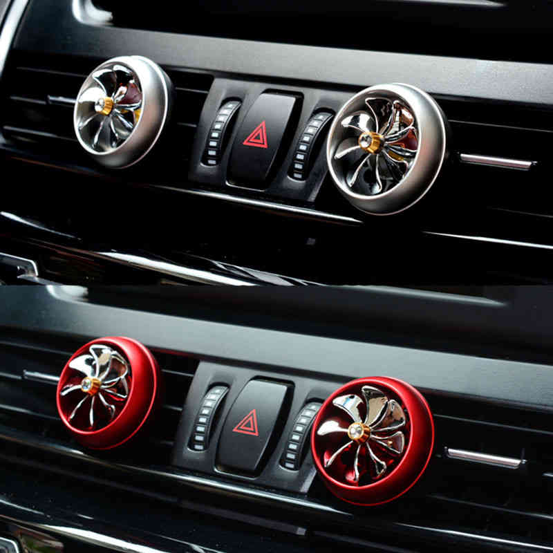 Auto Luft entlüften Clip Auslauf Fan Mini 8 klinge Fan Nette Auto Lufterfrischer Dame Aromatherapie Auto-Styling Innen in Auto Zubehör