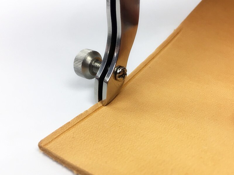 Leder Rand Linie Manuelle DIY Einstellbare Edelstahl Leder Rand Handwerk Werkzeuge Leder Arbeits Stanzen Werkzeuge