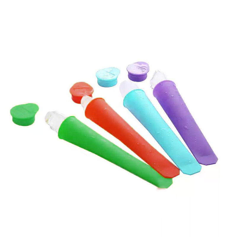 Kreative DIY Eis Eis bilden Silikon bilden Silikon Handheld Popsicle bilden Tablett Moldes De Silizium Para Helados