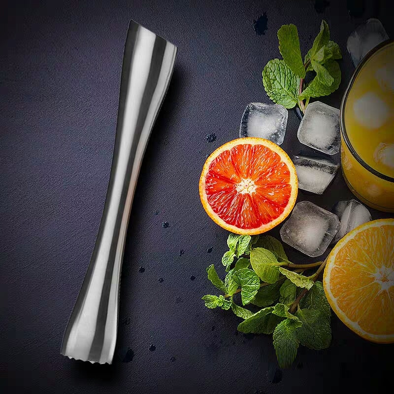 Alle-Edelstahl Muddler Bar Rührgerät Professionelle Mojito Cocktail Muddler Barware Minze Obst Eis Muddler Bar Werkzeuge Zubehör