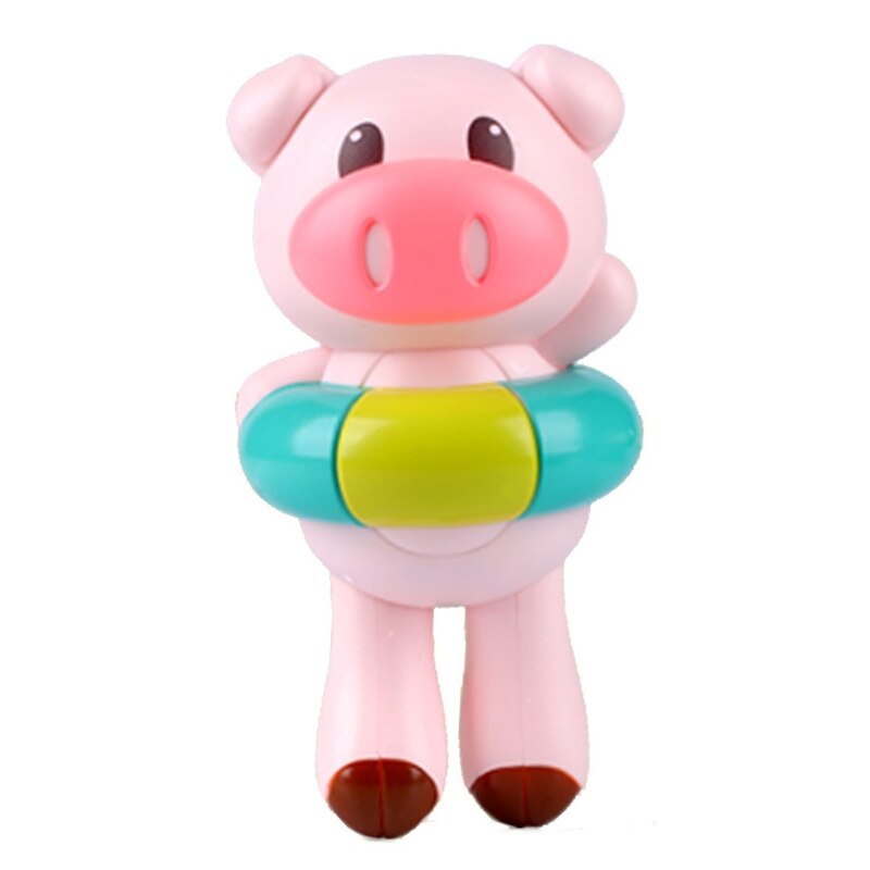 Baby Dusche Spielzeug, Nette Schwimmen Nettes Schwein Ebene Uhrwerk Modell freundlicher Ich bin Freien Schwimmen Schwimmbad Wasser Spielzeug Rosa