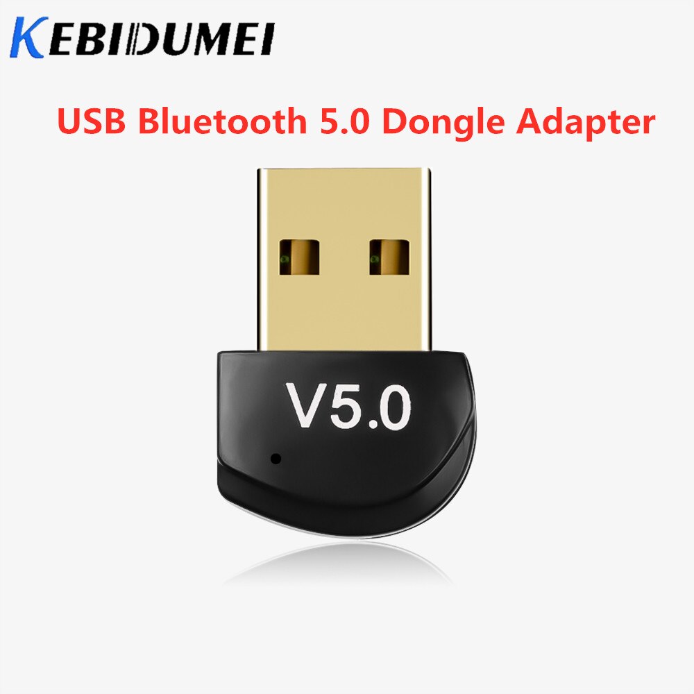 Kebidumei Bluetooth USB 5,0 Dongle Adapter Musik Empfänger Bluetooth Adapter für Computer PC kabellos USB Bluetooth Absender