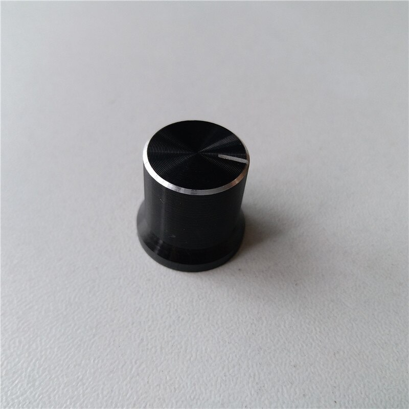 12 stücke Aluminium kunststoff Knopf Potentiometer Knopf 17*16*6mm Potentiometer kappe Volumen Knopf schalter kappe für Hallo-FI verstärker