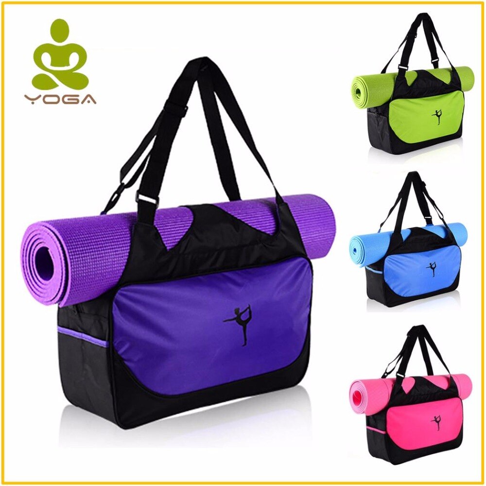 Multifunktionale Wasserdichte Tasche Yoga Yoga für Fitnessstudio matt Nylon Rucksack Schulter Träger Yoga Pilates matt Tasche keine Yoga matt