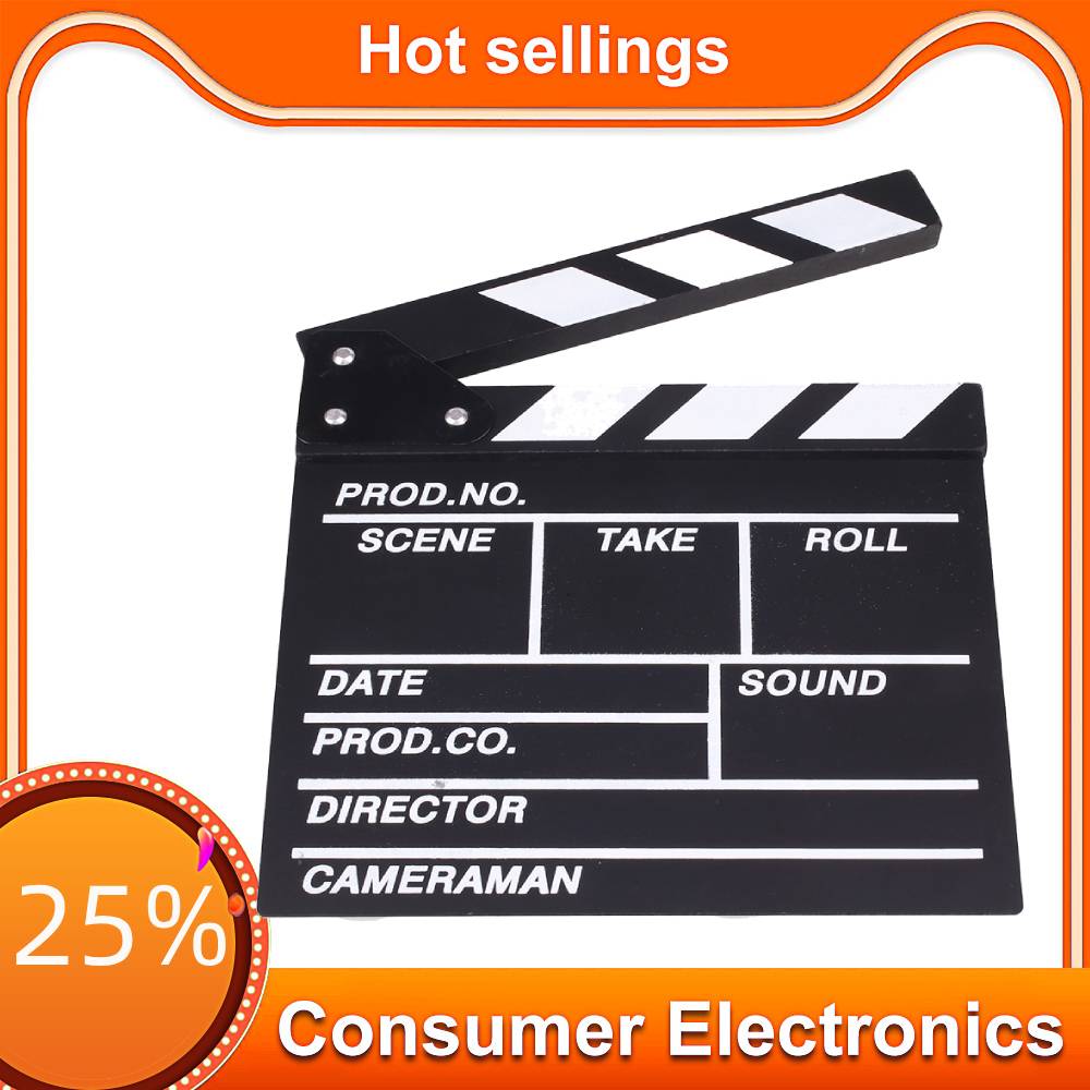 Professionelle Fotografie Zubehör Film Direktor der Klöppel Gremium Film Szene Clapperboard Requisiten Film Schießen Zubehör