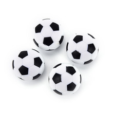 4Stck Schwarz Und Weiß Harz TischfußBall FußBall Tisch Ball Baby Fuß Fussball Spotrs