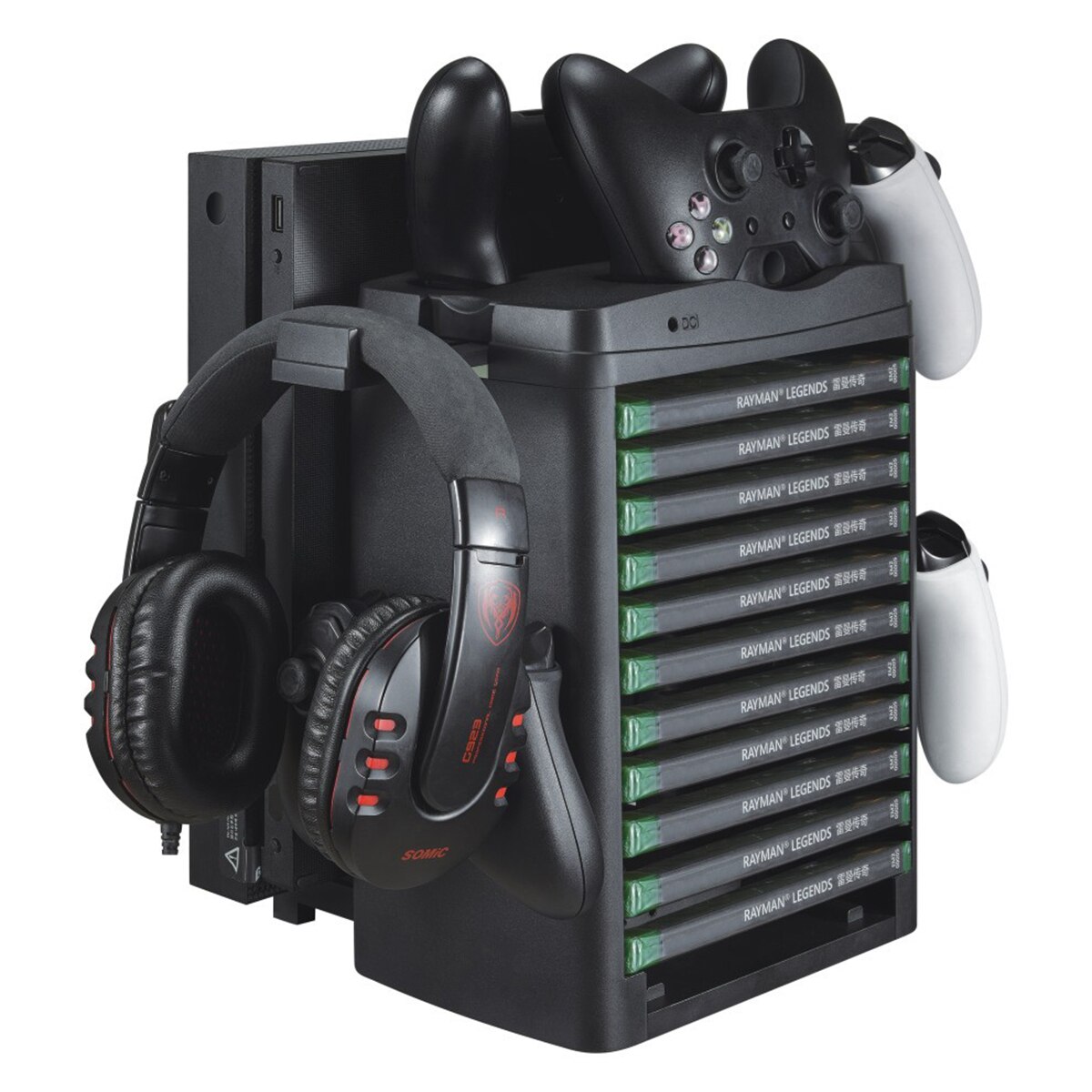 Multi-Funktion Ladung Dock Spiele Lagerung Turm Kühlung Bahnhof für XBOX eins/SCHLANK/X Spiel Konsole