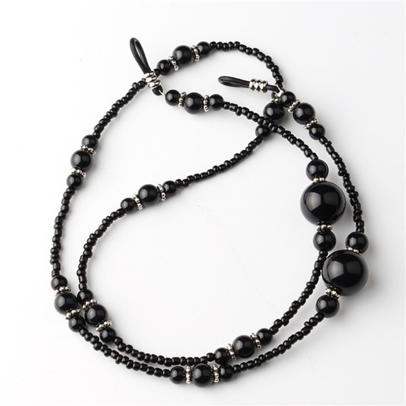 1 PC Neue Perle Perlen Gläser Kette Halskette Sonnenbrille Brillen Halfter Schlüsselband Lesebrille Brillen Halfter Gurt Seil Schnur