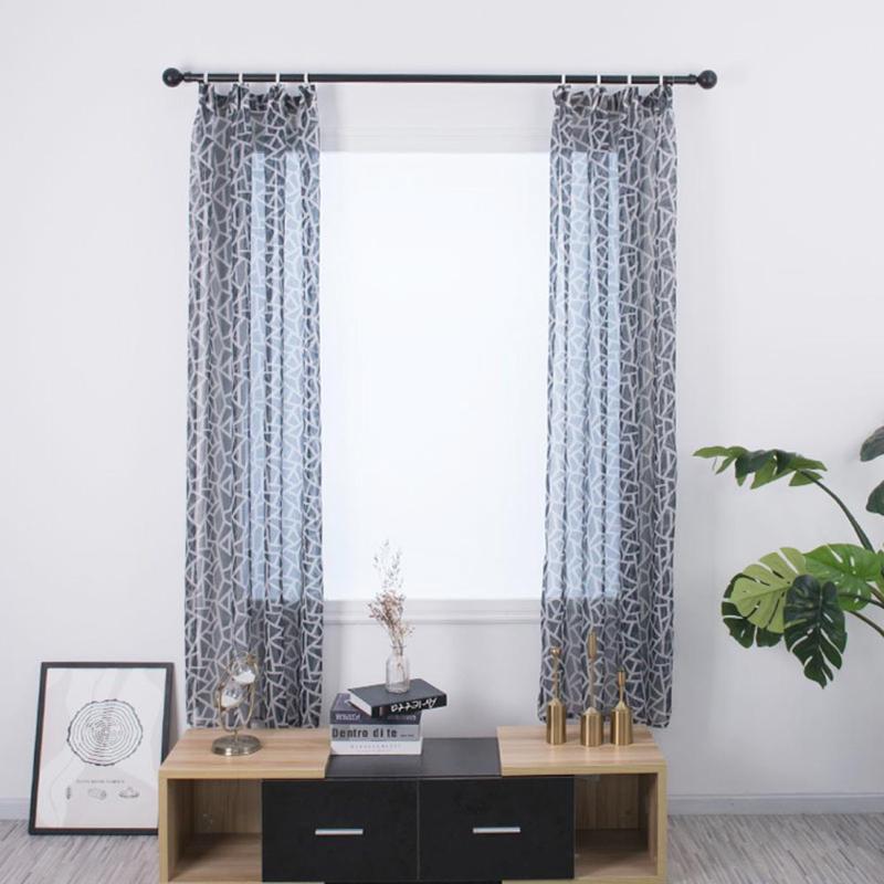 Schlafzimmer Wohnzimmer halb-schattierung Vorhang S-typ Haken Fenster Tür Teiler Drapieren s-Typ Haken Typ unregelmäßige Geometrie Stil