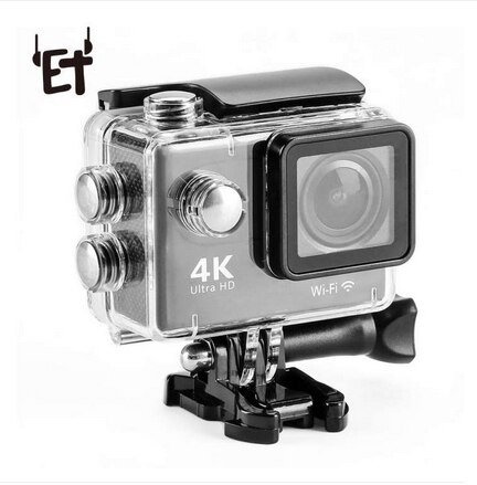 ET H9 4K QHD Wifi Fernbedienung Aktion Kamera mit 30m Wasserdicht fallen 1080p Sport Kamera 2,0 zoll Bildschirm Video Camcorder
