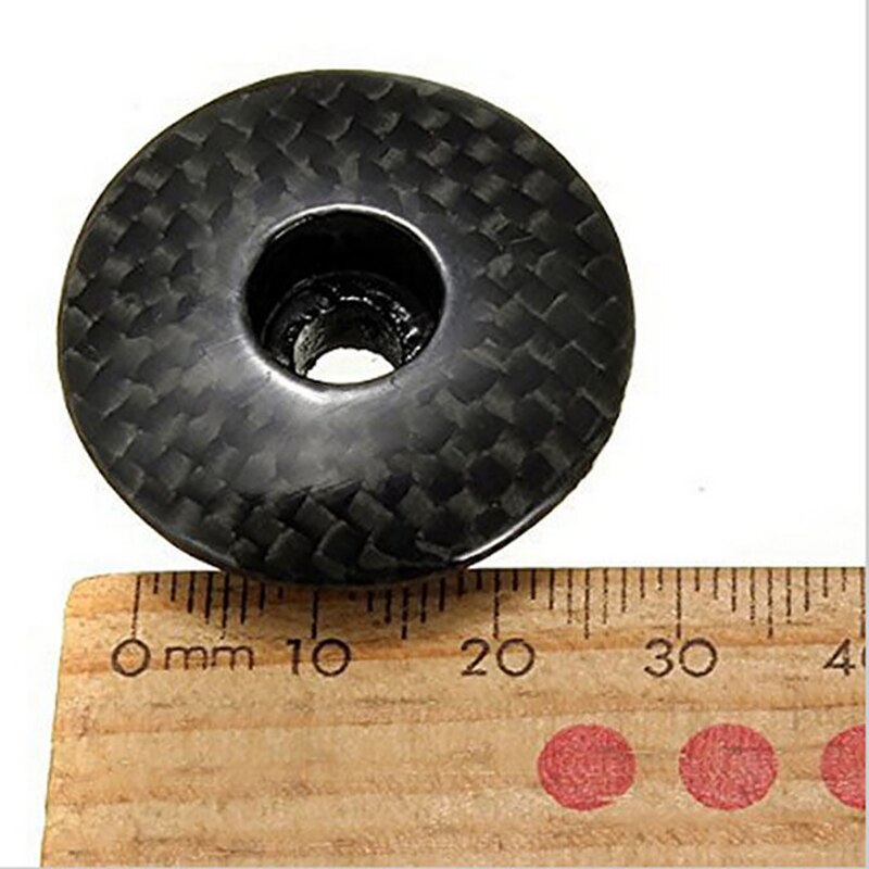 3K Kohlenstoff Fahrrad Headset Stengel oben Deckel Straße Mountainbike Wasserdichte Runde bilden Headset Deckel