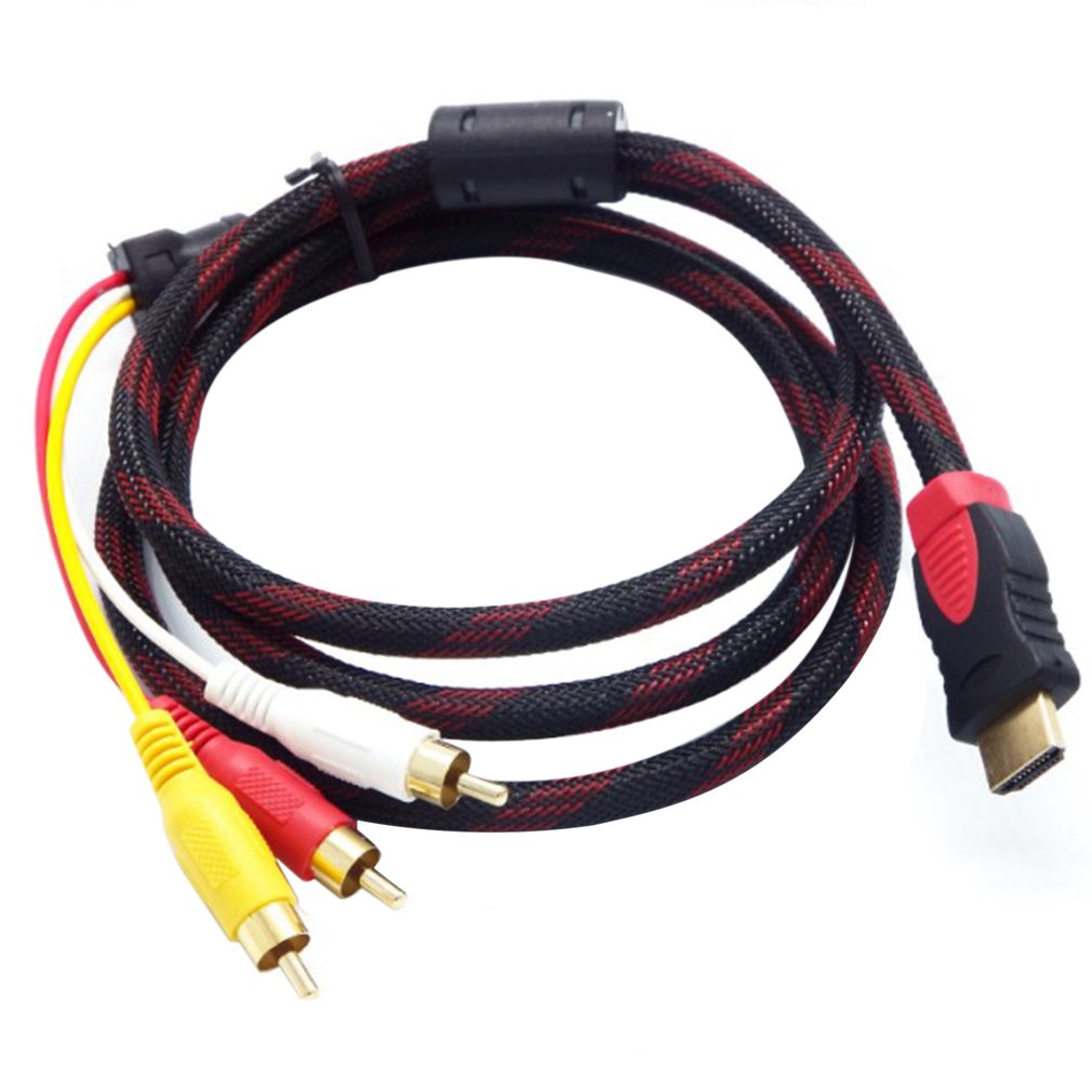 5ft HDMI Stecker auf RCA Video Audio- AV Kabel Adapter für PS3 PS4 für Xbox eins Wii, und Neueste in