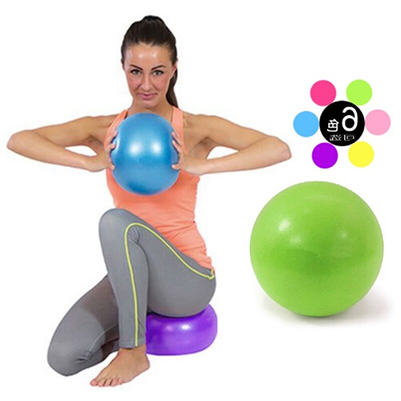 Neue 25cm Yoga Ball ÜSpund Gymnastik- Fitness Pilates Ball Gleichgewicht ÜSpund Fitnessstudio Fitness Yoga Ader Ball drinnen-Ausbildung Yoga Ball