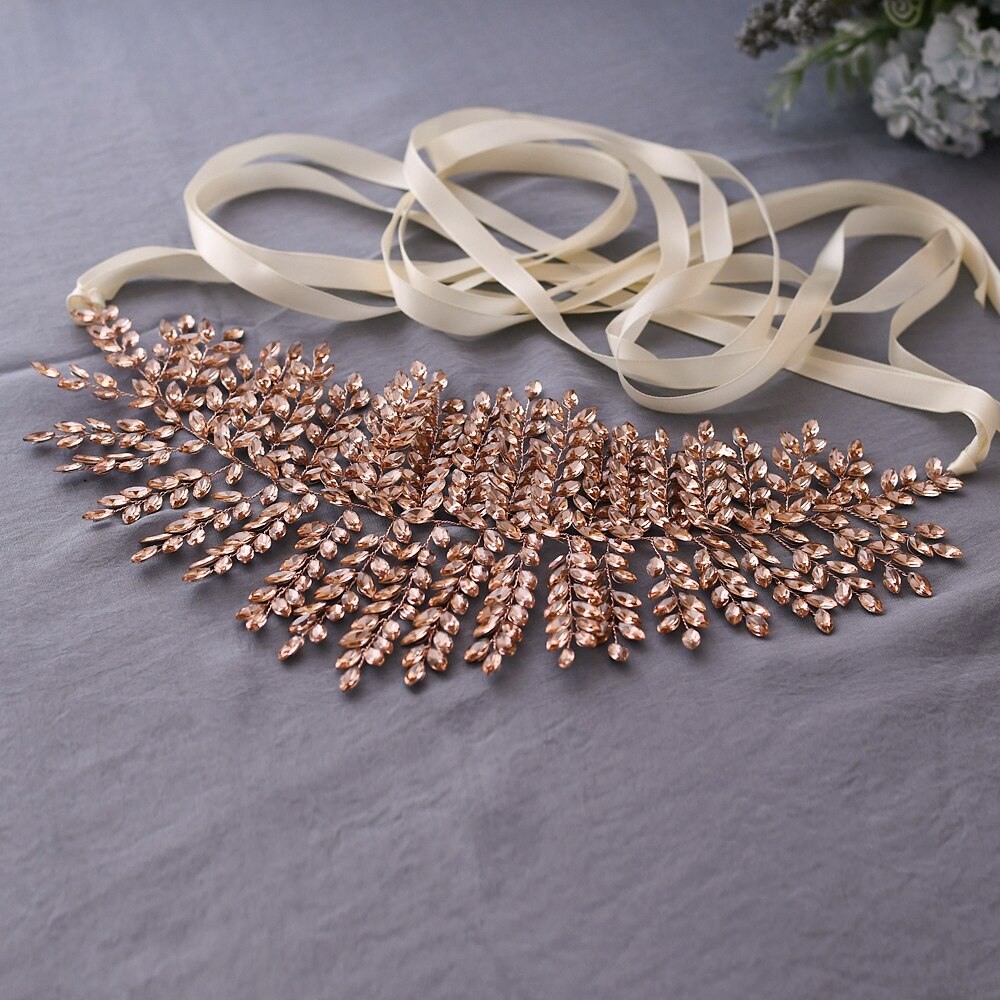 TRiXY SH238-P exquisit Rosa Braut Gürtel funkelnd Gürtel für Frauen Strass Gürtel funkelnd Braut Gürtel für Hochzeit Kleid Gürtel