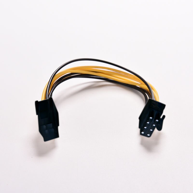 18cm/ 7.8 '6 Stift Feamle Zu 8 Stift Männlichen PCI äußern Energie Konverter Kabel CPU Video Grafik karte 6Stift Zu 8Stift PCIE Energie Kabel