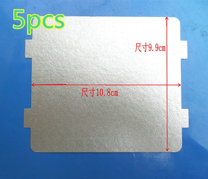 5 stücke 9.9*10,8 cm ersatzteile für mikrowelle öfen Glimmer mikrowelle Glimmer blätter mikrowelle platten