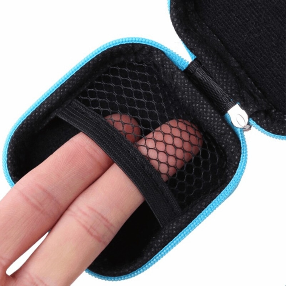 5 farbe Tragbare Daten Kabel Lagerung Tasche Kopfhörer Draht Veranstalter fallen Für Kopfhörer Linie Headset Wandschrank Organizer Lagerung Kasten