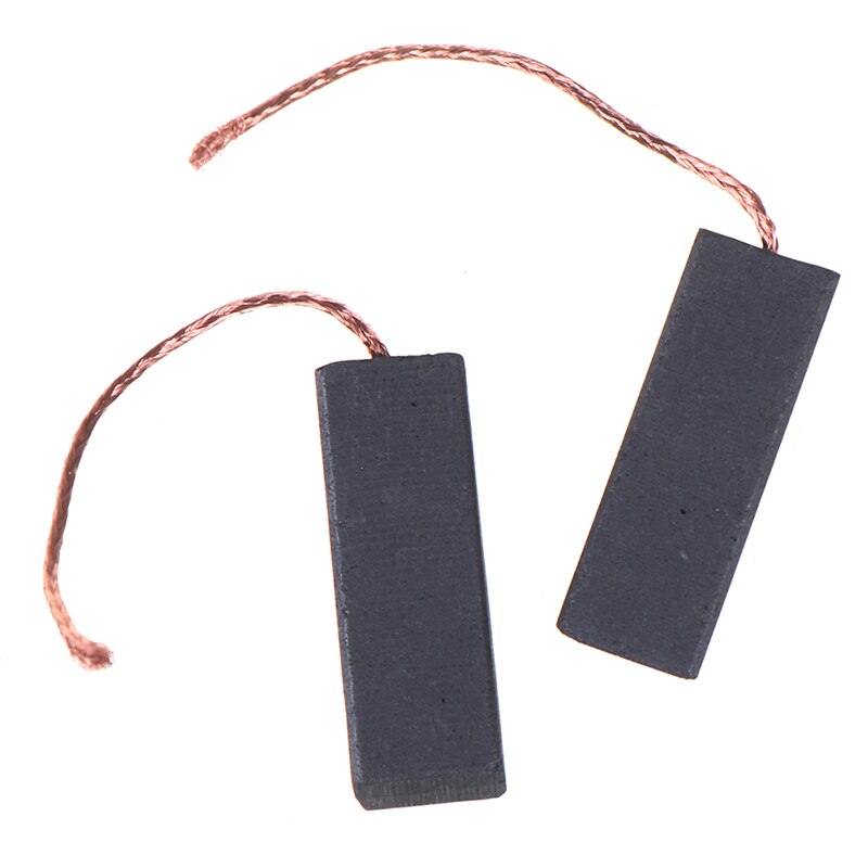 2 Stck Pack Schwarz Kohlenstoff Pinsel Motor- Mit 70mm Länge Blei Für Waschmaschine 5*13.5*40mm