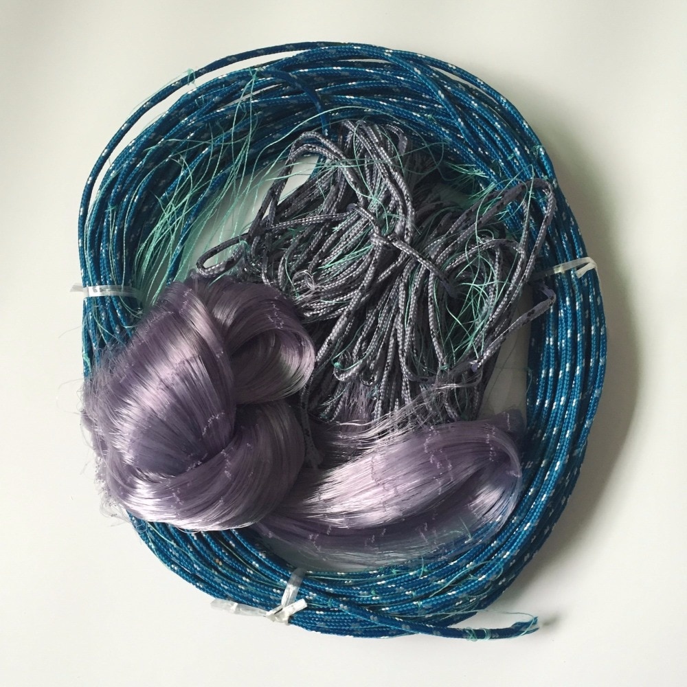 Finefish Kiemennetze Monofilament Single Schicht Finnland Fischernetz 1,8*30 mt Größe Wurfnetze Fische Fangen Netzwerk