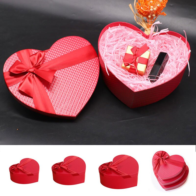 verrotten Herz Geformt Süßigkeiten Boxen Gesetzt Kasten Verpackung Boxen für Valentinstag Floristen Hütte Boxen Blumen wohnzimmer Vase