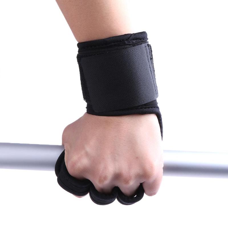1 Stck Gewichtheben Ausbildung Sport Handgelenk Bandage Anti Schleudern halb Finger Fitnessstudio ÜSpund Fitness Hantel Ausbildung Armschiene Handschuh