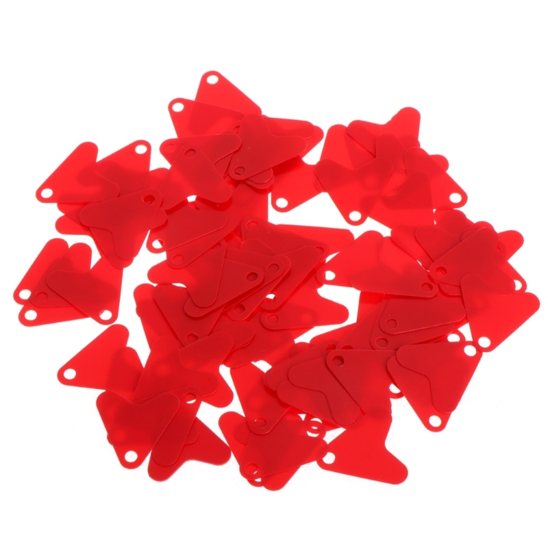 100 Stck/Pack Kunststoff verrotten Herz bilden Pailletten Zubehör Für Köder Löffel Fischerei Locken Haken Angeln schweben Zubehör