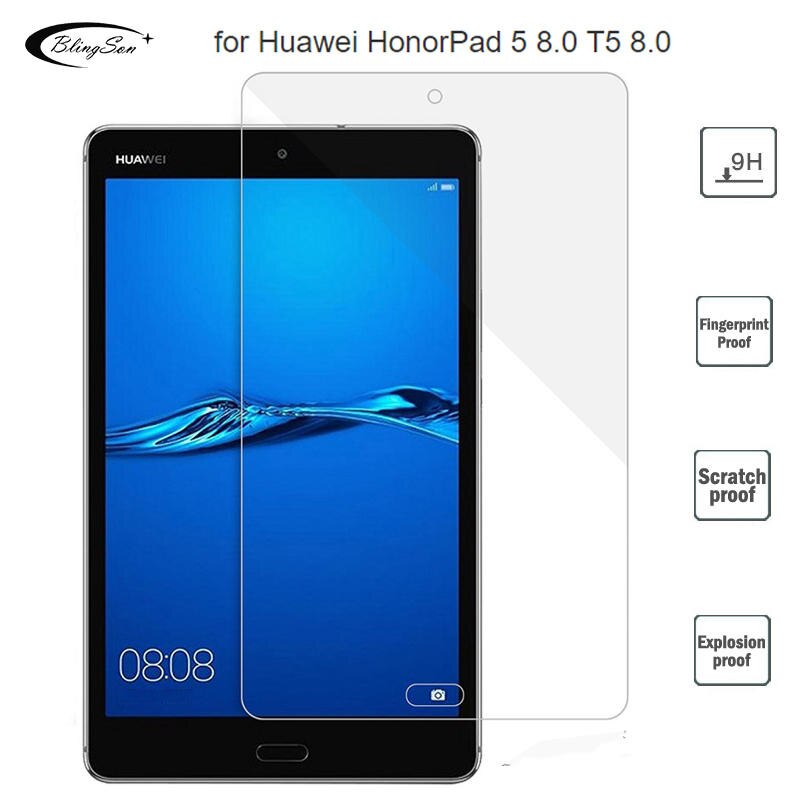Bildschirm Schutz Film für Huawei T5 8,0 JDN2-W09HN AL00HN Gehärtetem Glas Für Huawei HonorPad 5 8,0 Tablette Schutzhülle Film Glas
