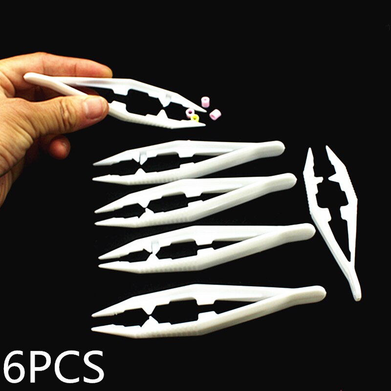 6 stücke Pinzette Für 5mm 2,6mm Hama Perler Perlen werkzeug Handwerk Kunststoff Clips freundlicher freundlicher sicherung wulst DIY werkzeug werkzeuge