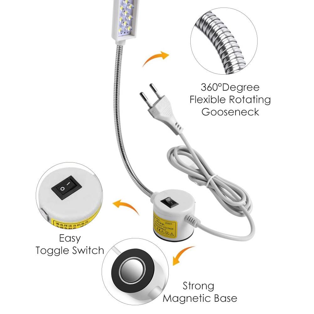 10/20/30 LED Super Helle Nähen Kleidung Maschine Licht Multifunktionale flexibel Arbeiten Lampe licht für Werkbank Drehmaschine Bohrmaschine