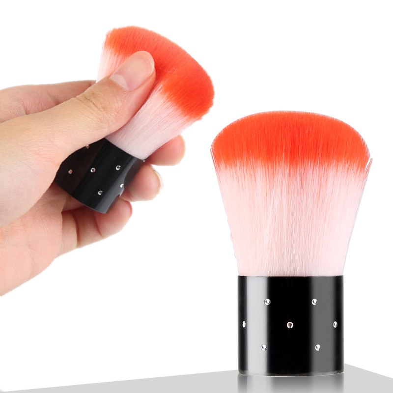 1PC Weichen Nagel Reinigung Pinsel Werkzeuge Datei Nagel Kunst Pflege Manikübetreffend Pedikübetreffend Weiche Entfernen Staub Kleine Winkel Reinigen Pilz pinsel