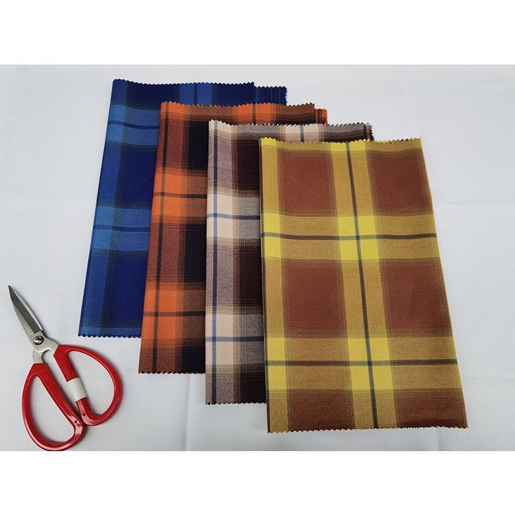 145cmx 100cm Polyester Köper überprüfen tuch garn gefärbt schuluniform Plaid stoff für kleider bekleidung taschen JK Plissee Felsen Uniform