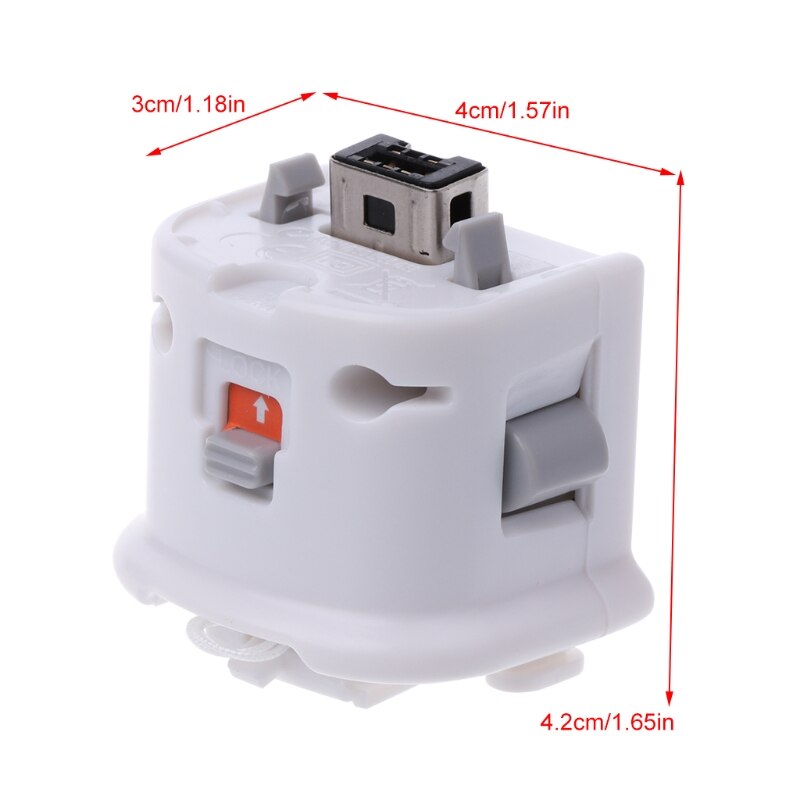1PC Externe Bewegung Plus Adapter Sensor für nintendo Wii/Wii U Fernbedienung.