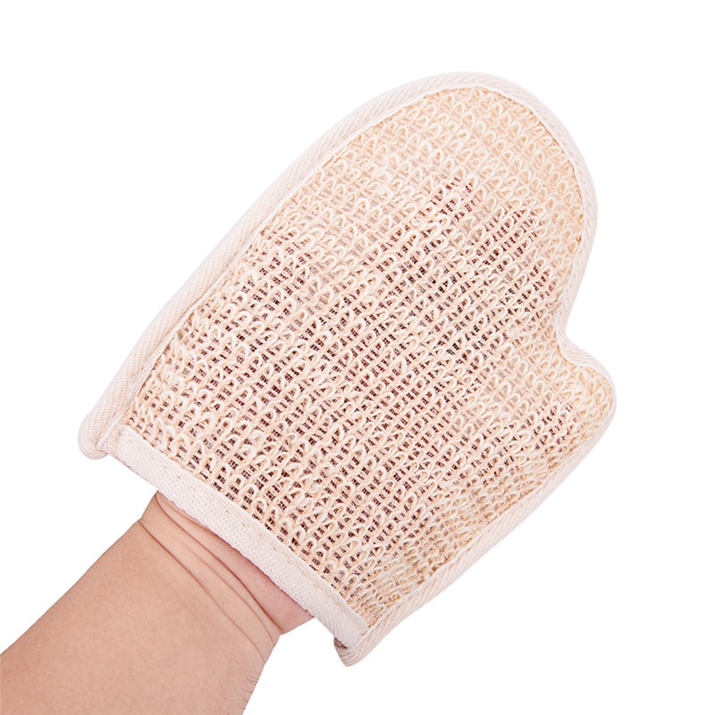 1pc Schmutz Reibt Zurück Blut Schlecht Handschuh Schlecht Sauna Zubehör Schlecht Hanf Dusche Wannen Entfernen Peeling Handschuhe Neue