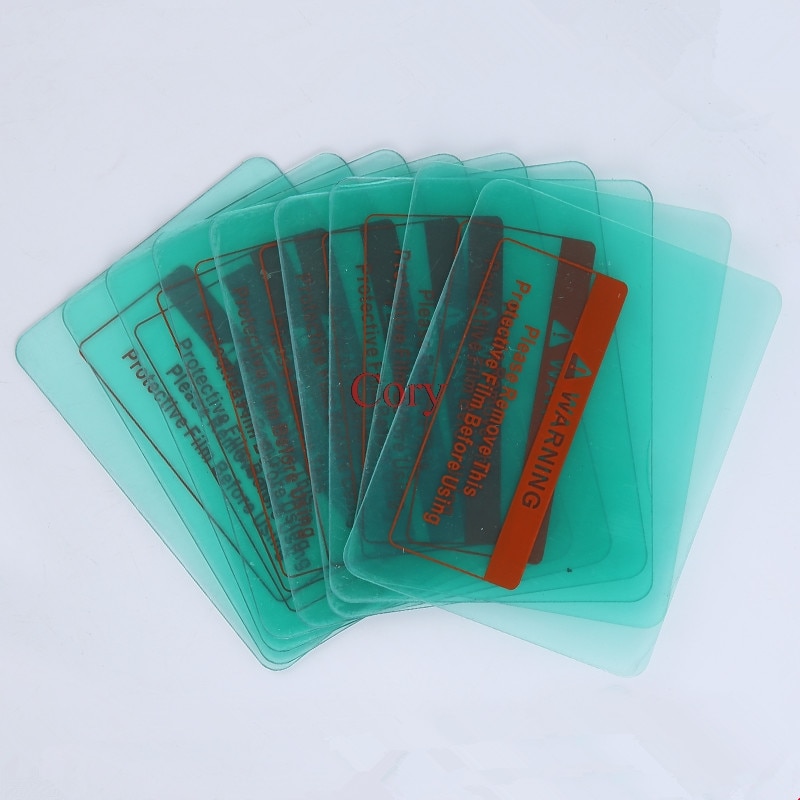 5 teile/paket Schweißen Helm Vordere Abdeckung Objektiv 110x90x1mm 110x50x1mm 115x 90x1mm Schweißen Maske Schützen Objektiv