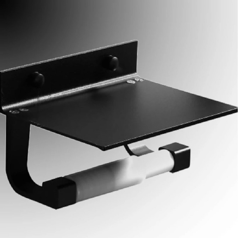 Wc Papier Halfter Schwarz Weiß Raum Aluminium Rollen Halfter Kreative Rolle Papier Kasten Wc Papier Kasten Schlecht Regal