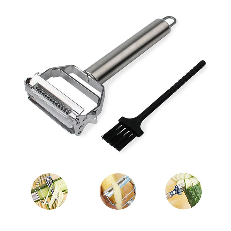 Magie Julienne Schäler Gemüse Edelstahl Schredder Schneidemaschine Schäler Küche Zubehör Schäler Kartoffeln Schach Orangen Obst